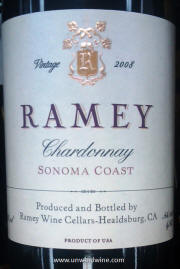 Ramey Sonoma Coast Chardonnay 2008