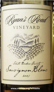 Ryan's Road Sauvignon Blanc 2007
