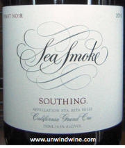 Sea Smoke Santa Rita Hills Southing Pinot Noir 2010