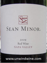 Sean Minor Napa Valley Red Wine 2009