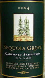 Sequoia Grove Napa Cabernet 2004