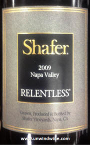Shafer Relentless Napa Valley 2009