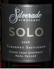 Silverado Solo Napa Valley Cabernet Sauvignon 2006