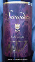Snowden Napa Valley Cabernet Sauvignon 2000