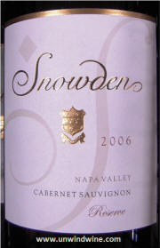 Snowden Napa Valley Cabernet Sauvignon 2006