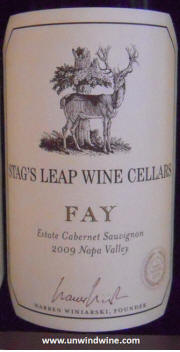 Stag's Leap Napa Valley Fay Vineyard 2009