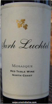 Suhr Luchtel Mosaique North Coast Red Table Wine 