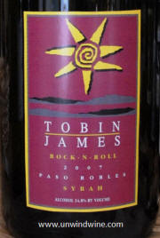 Tobin James Paso Robles Syrah 2007