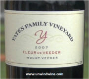 Yates Family Fleur de Veeder Merlot 2006