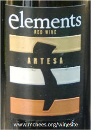 Artesa Elements 2002 Napa Sonoma Blend