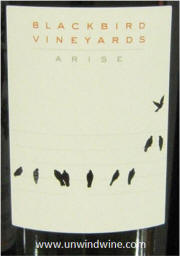 Blackbird Vineyards Arise Red wine blend