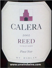 Calera Reed Vineyard Pinot Noir 2002