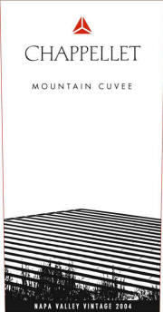 Chappellet Mountain Cuvee 2004 Label