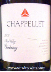 Chappellet Napa Valley Chardonnay 2008