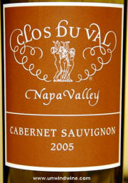 Clos du Val Napa Valley Cabernet Sauvignon 2005