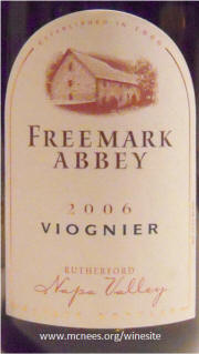 Freemark Abbey Napa Valley Viognier 2006