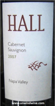 Hall Napa Valley Cabernet Sauvignon 2007