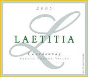 Laetitia Estate Chardonnay 2005 Label