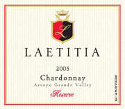 Laetitia Reserve Chardonnay 2005 Label