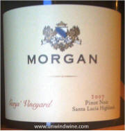 Morgan Gary's Vineyard Santa Lucia Pinot Noir 2007