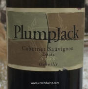 Plumpjack Estate Oakville Cabernet 1996 label  