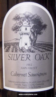 Silver Oak Alexander Valley 1983 magnum