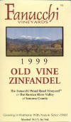 1999 Old Vine Zinfandel Label