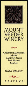 Mount Veeder Winery Napa Valley Cabernet Sauvignon Reserve