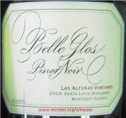 Belle Glos Las Alturas Santa Lucia Highliands Pinot Noir 2006