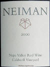 Neiman Napa Valley Caldwell Vineyard Red Wine