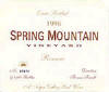 Spring Mountain Napa Valley Cabernet Sauvignon