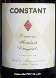 Constant Diamond Mtn Vineyard - Queen of Diamonds Estate - Northern Sonoma Syrah 2006