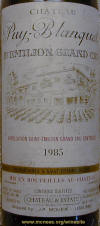 Chateau Puy Blanquet 1985