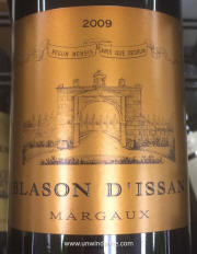 Blason d' Issan Margaux 2009