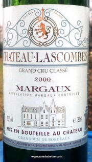 Chateau Lascombes Margaux 2000