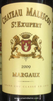 Chateau Malescot St Exupery Margaux 2009