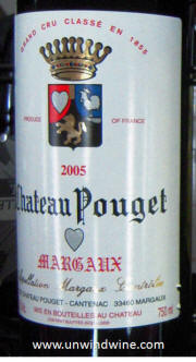 Chateaux Pouget Margaux 2005