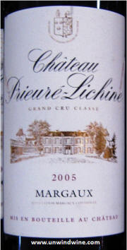 Chateau Prieure-Lichine Marqaux 2005