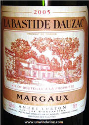 La Bastide Dauzac Margaux 2005