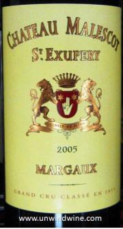 Chateau Malescot St Exupery Margaux 2005