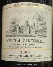 Chateau Cantemerle 2000