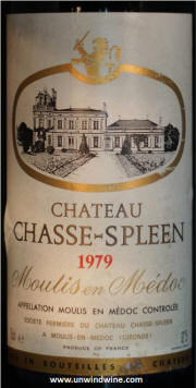 Chasse Spleen 1979