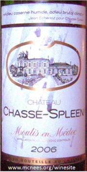 Chateau Chasse Spleen 2006