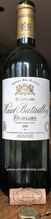 Château Haut-Batailley Pauillac 2003