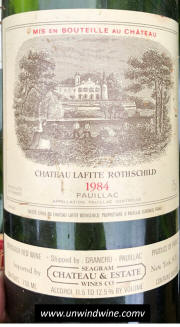 Lafite Rothschild 1984