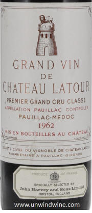 Chateau Latour 1962