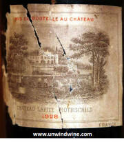 Chateau Lafite Rothschild 1928 