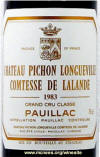 Chateau Pichon Lalande 1983 label on McNees.org/winesite