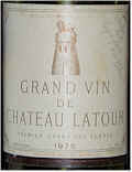 Grand Vin de Chateau Latour 1975