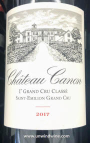 Chateau Canon St Emilion 2017